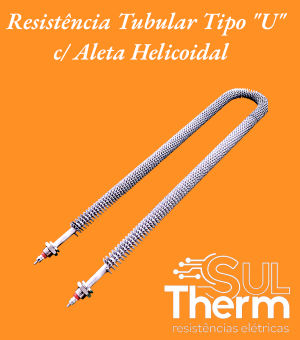 tubular tipo u aleta helicoidal